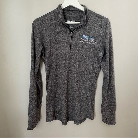 Pennant Sportswear Quarter Zip Athletic Wear Gray - Picture 1 of 6